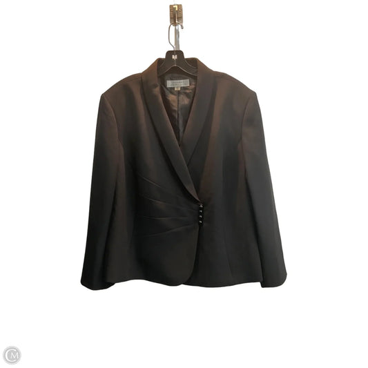 Blazer By Tahari In Black, Size: 1x