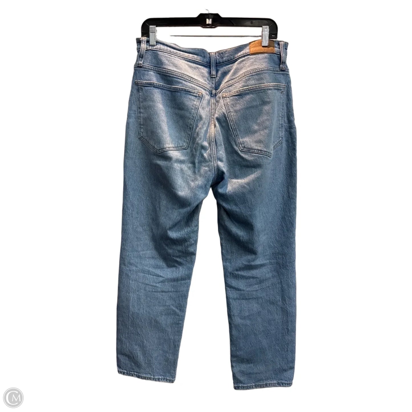 Jeans Straight By Madewell In Blue Denim, Size: 10