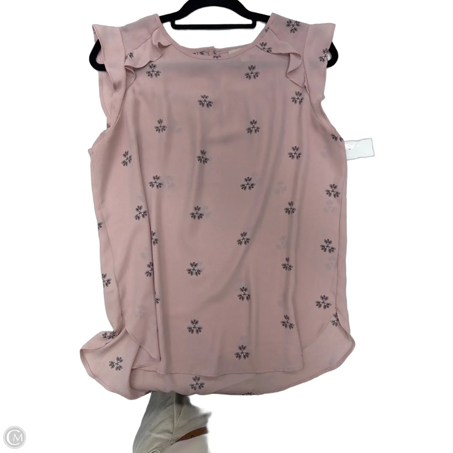 Top Sleeveless By Loft In Pink, Size: M