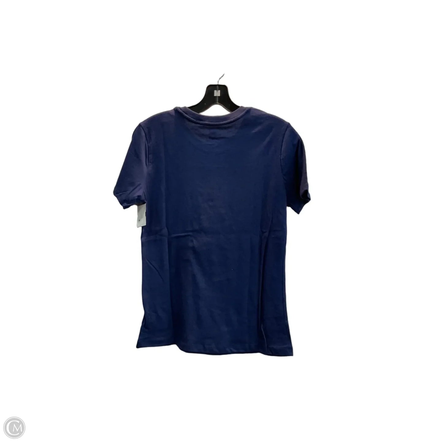 Top Short Sleeve Basic By Clothes Mentor In Navy, Size: S