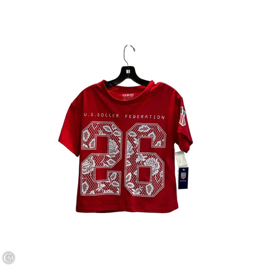 Top Short Sleeve Basic By Clothes Mentor In Red, Size: S