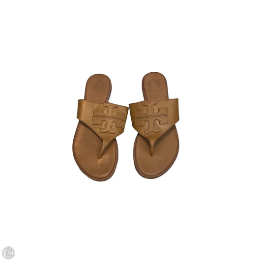 Sandals Designer By Tory Burch In Brown, Size: 6.5