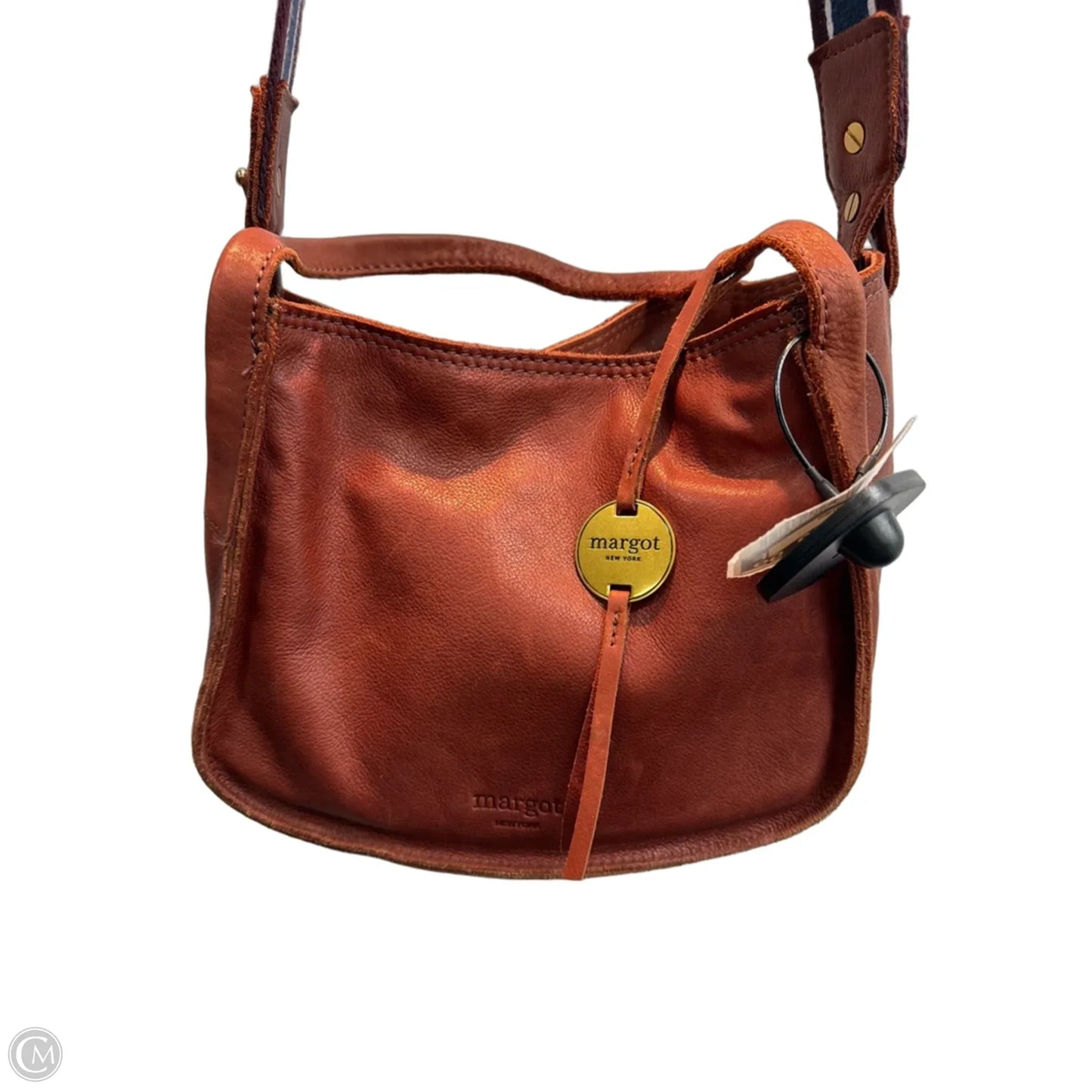 Crossbody Leather By Margot, Size: Medium