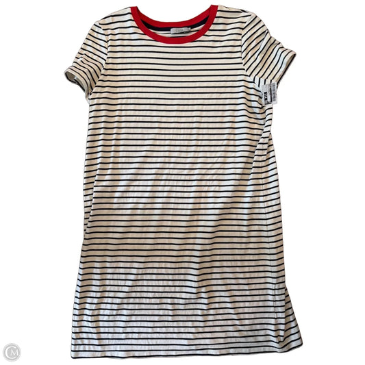 Dress Casual Midi By Dalia In Striped Pattern, Size: L