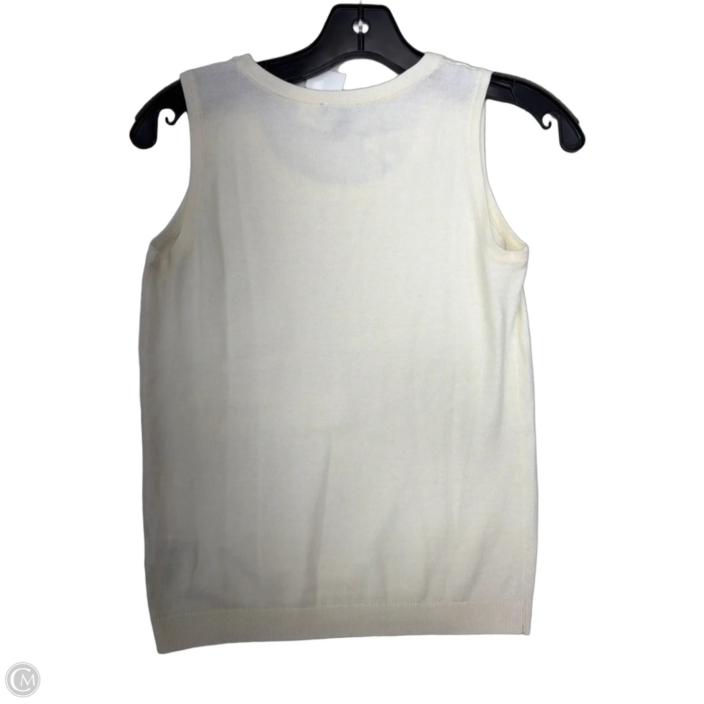 Top Sleeveless By Talbots In Cream, Size: Sp