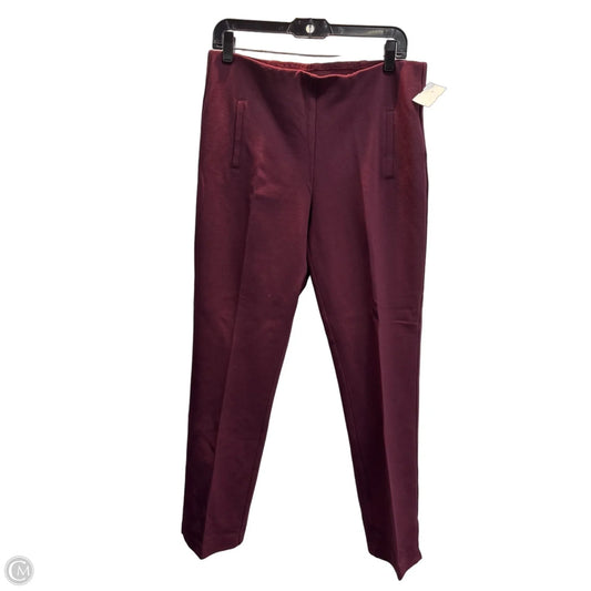 Pants Leggings By Chicos In Maroon, Size: 10