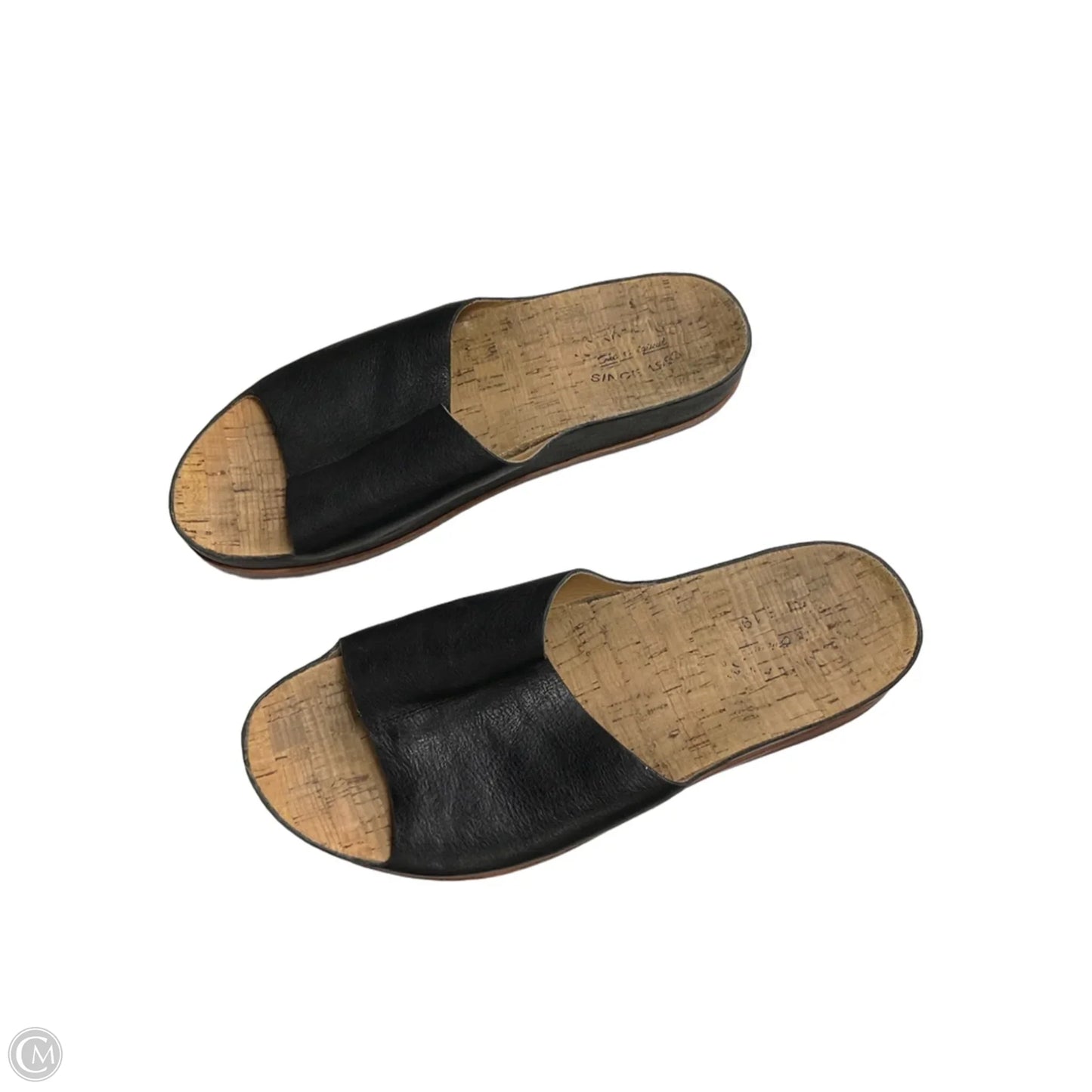 Sandals Flats By Kork Ease In Black, Size: 10