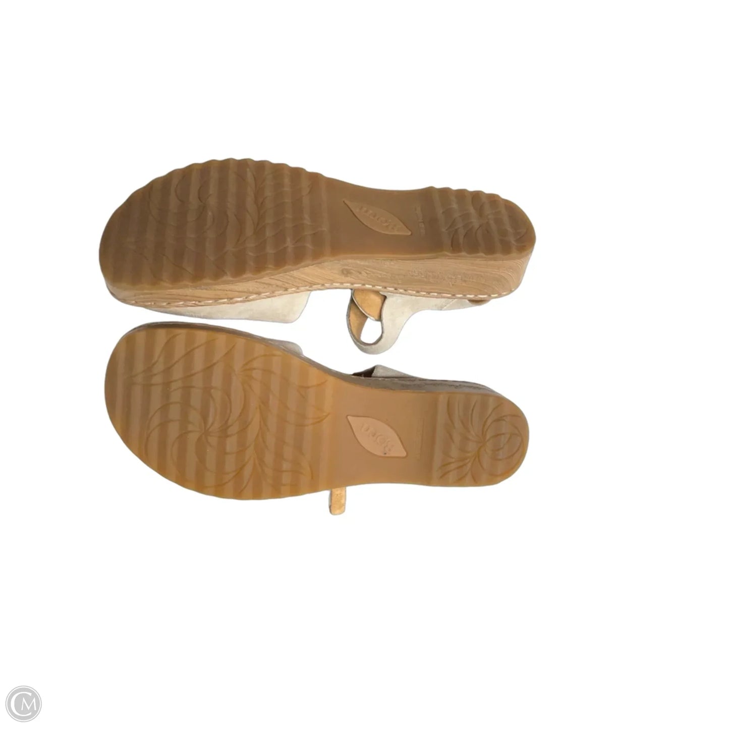 Shoes Heels Platform By Born In Taupe, Size: 10