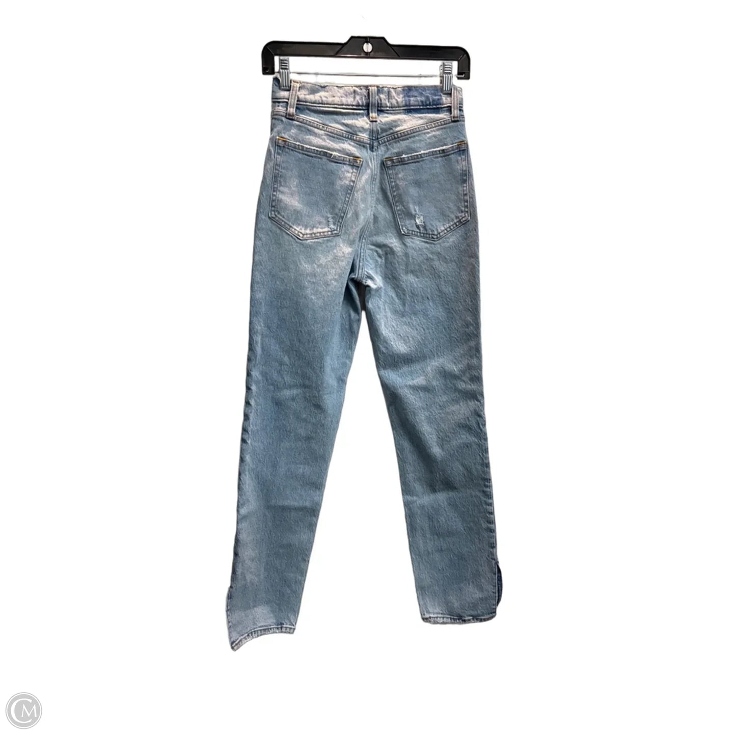Jeans Straight By Abercrombie And Fitch In Blue Denim, Size: 2