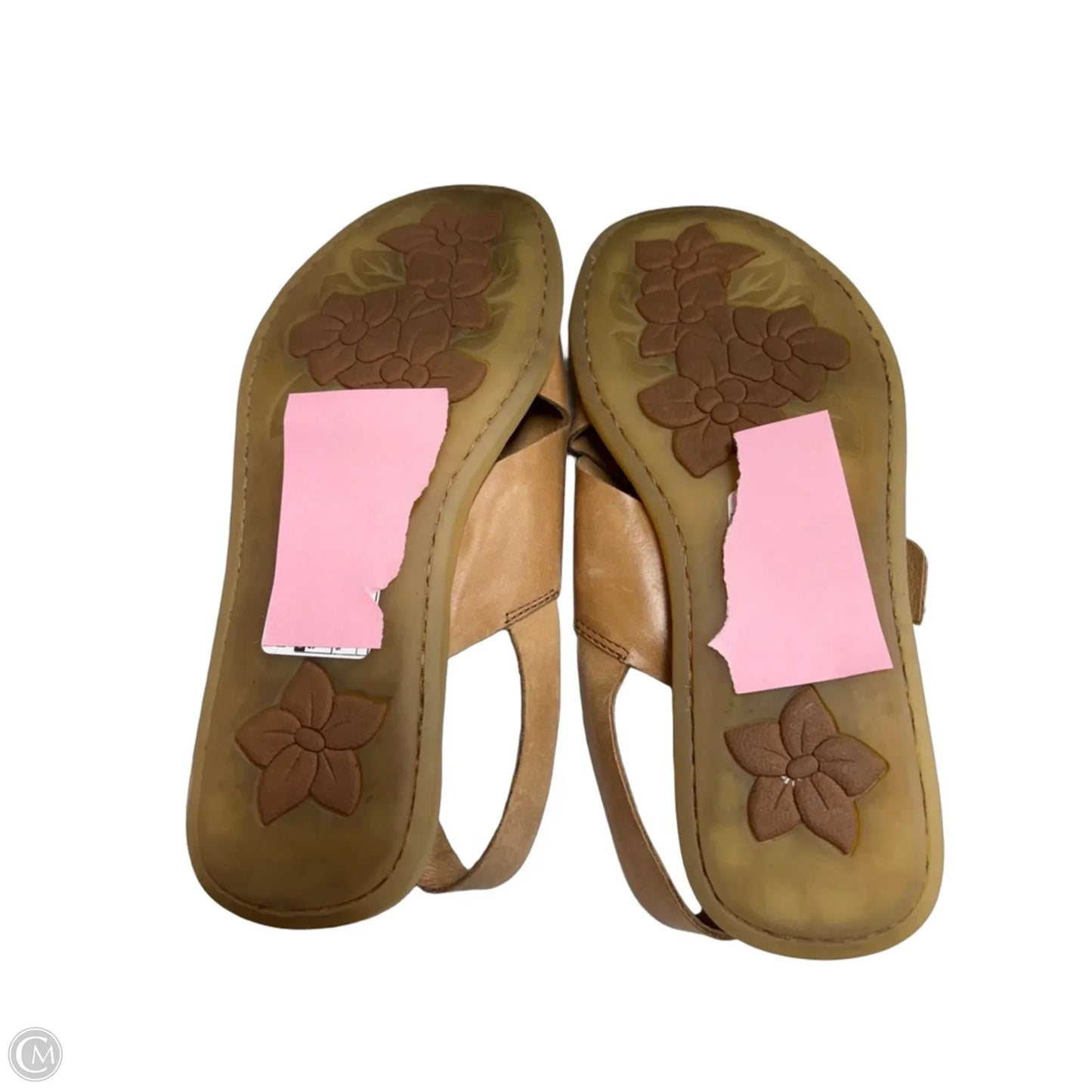 Sandals Flats By Born In Tan, Size: 8