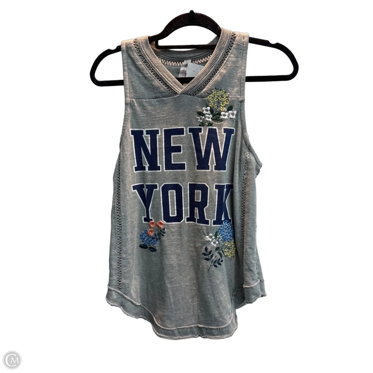 Top Sleeveless By Daily Practice By Anthropologie In Grey, Size: S
