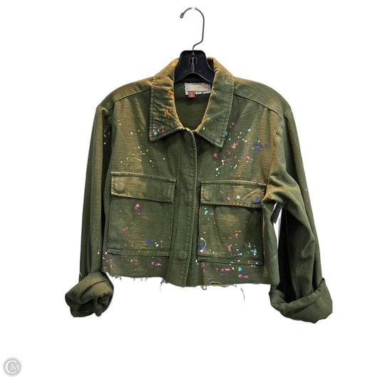 Jacket Utility By Pilcro In Green, Size: M