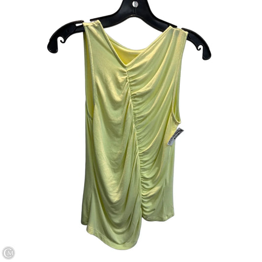 Tank Top By Anthropologie In Chartreuse, Size: S