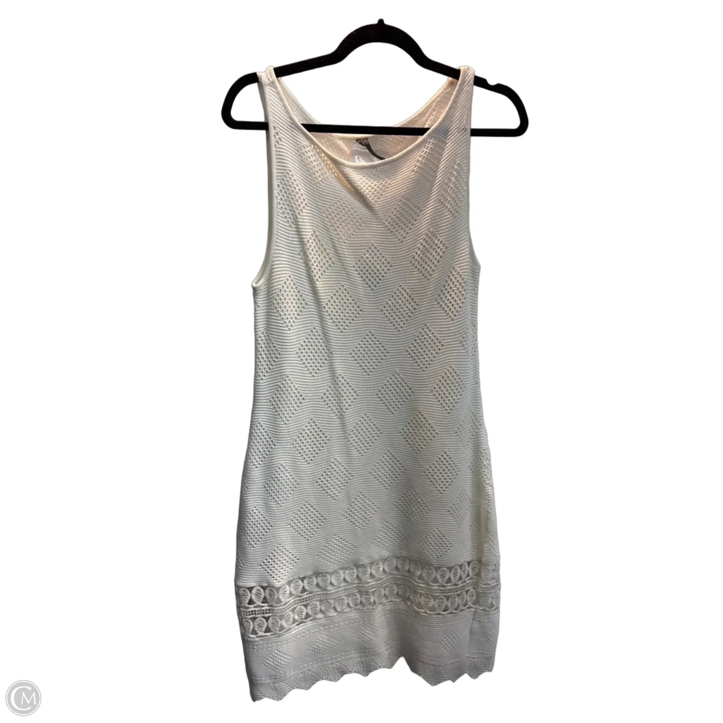 Dress Casual Midi By Anthropologie In White, Size: S