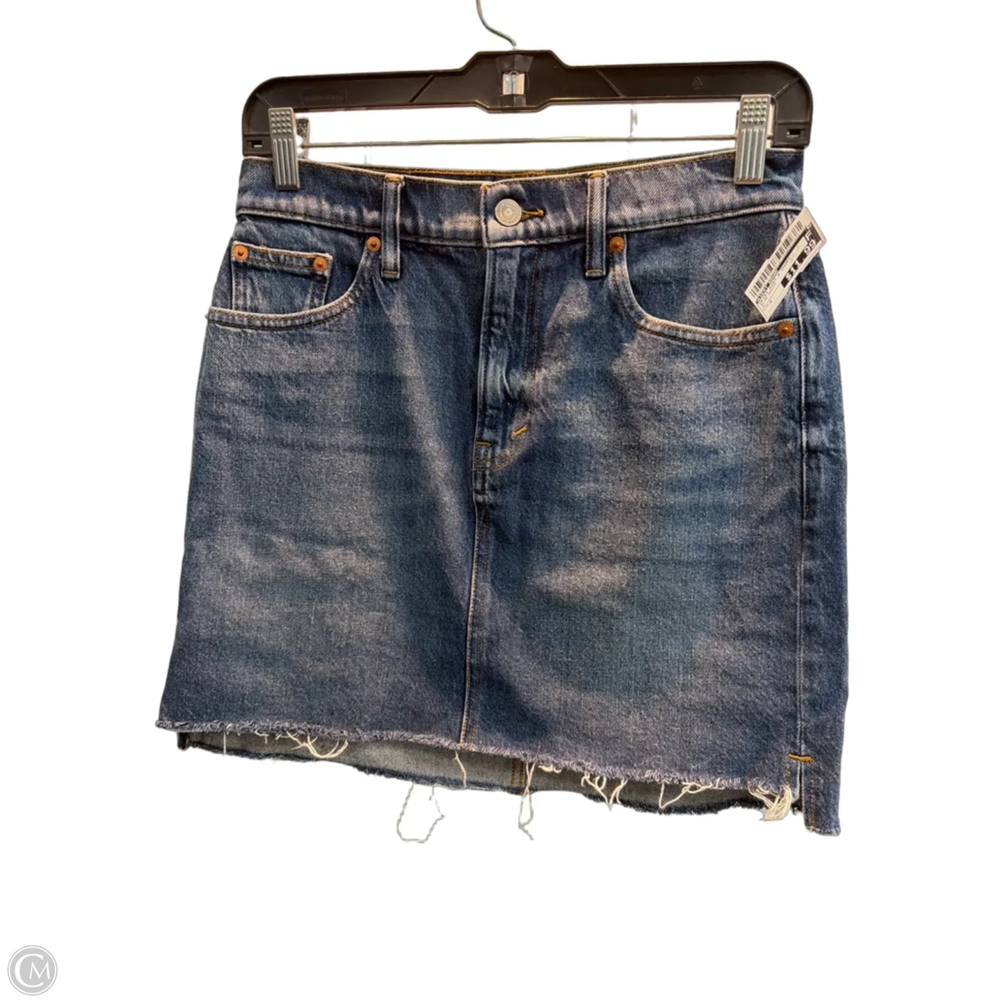 Skirt Mini & Short By Lucky Brand In Blue Denim, Size: 2
