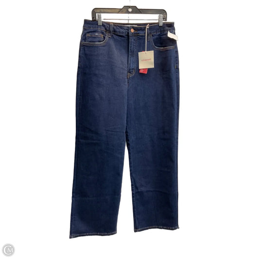 Jeans Wide Leg By Vervet In Blue Denim, Size: 14