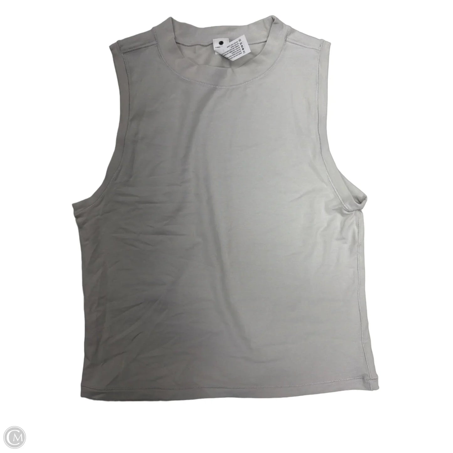 Athletic Tank Top By Yogalicious In White, Size: M