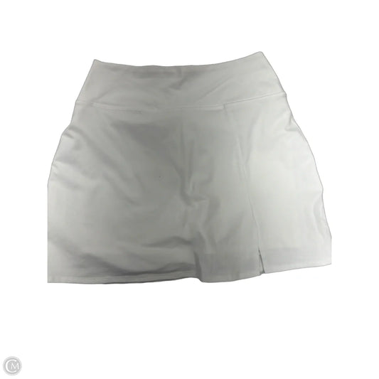 Athletic Skort By Clothes Mentor In White, Size: M