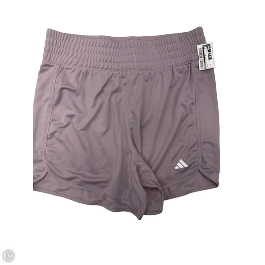 Athletic Shorts By Adidas In Purple, Size: M