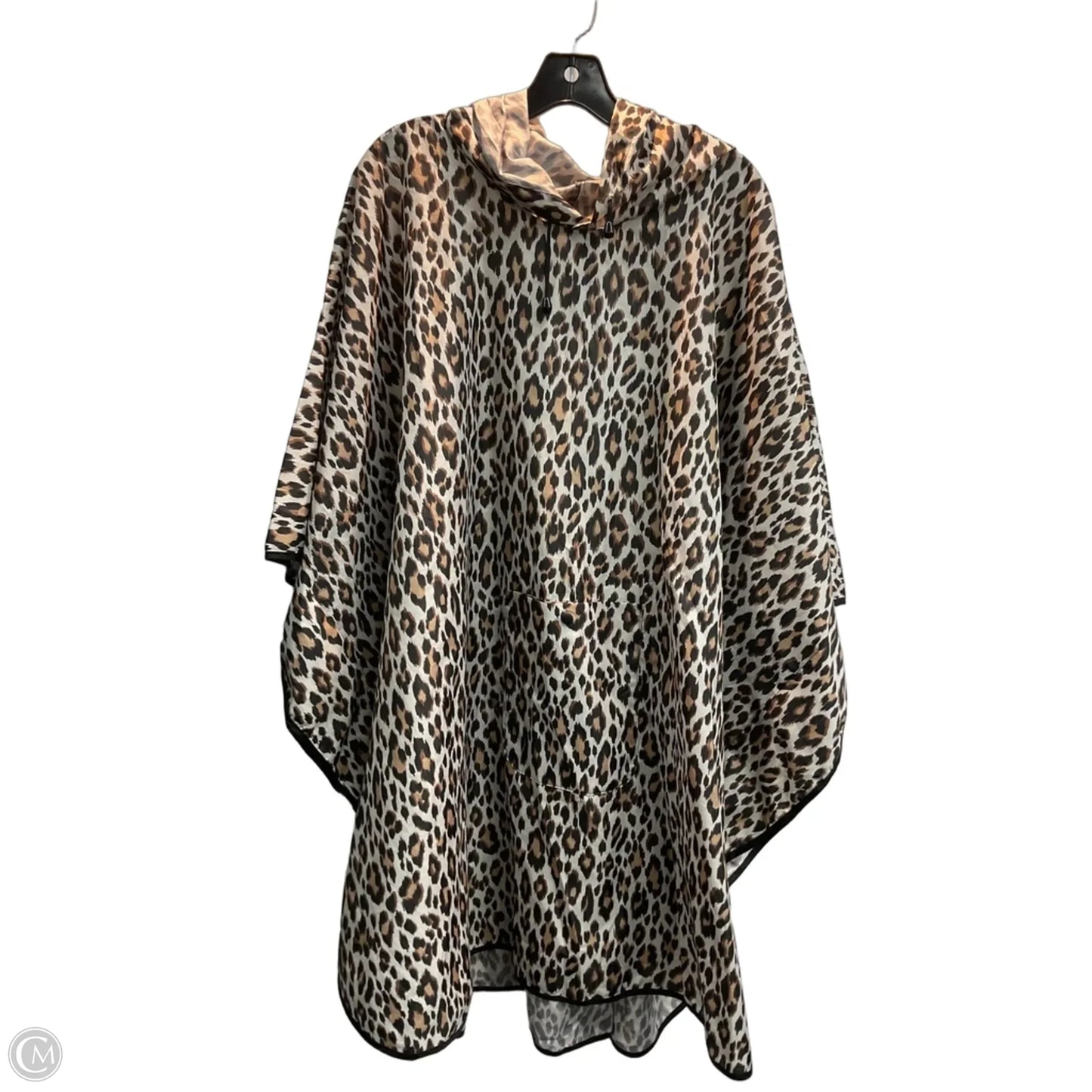 Poncho By Chicos In Leopard Print, Size: Osfm
