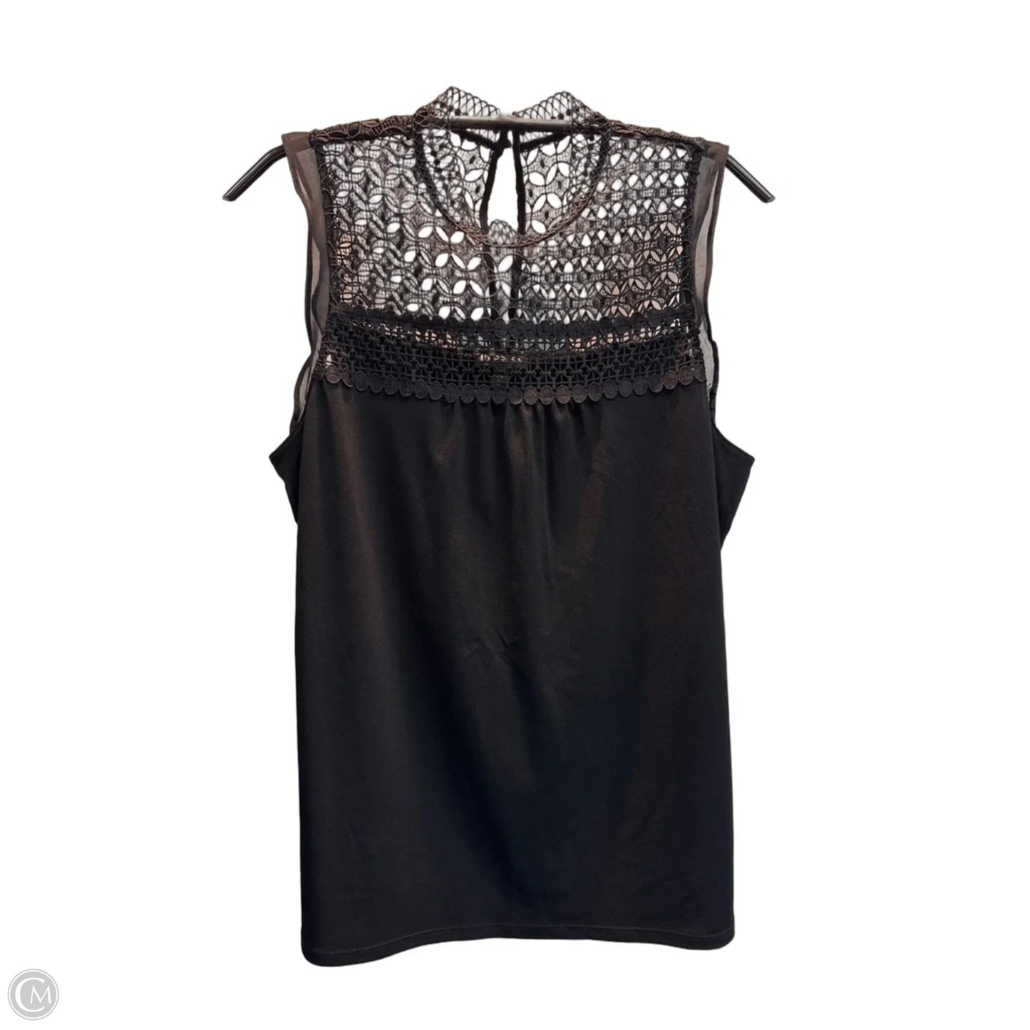 Top Sleeveless By Express In Black, Size: M
