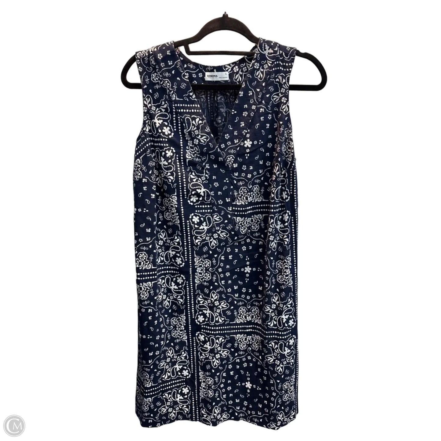 Top Sleeveless By Express In Blue, Size: Sp