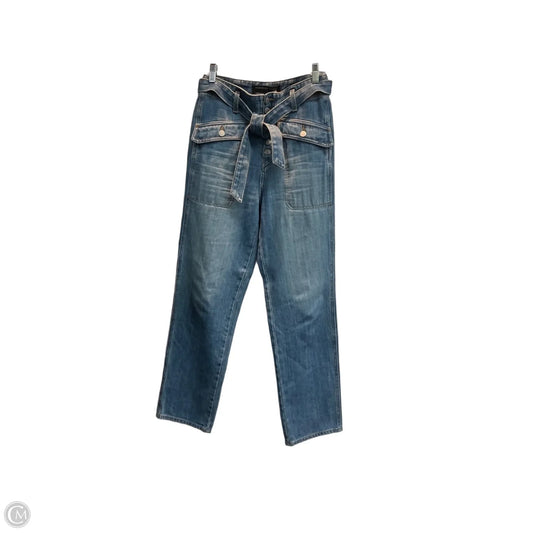 Jeans Straight By Veronica Beard In Blue Denim, Size: 4