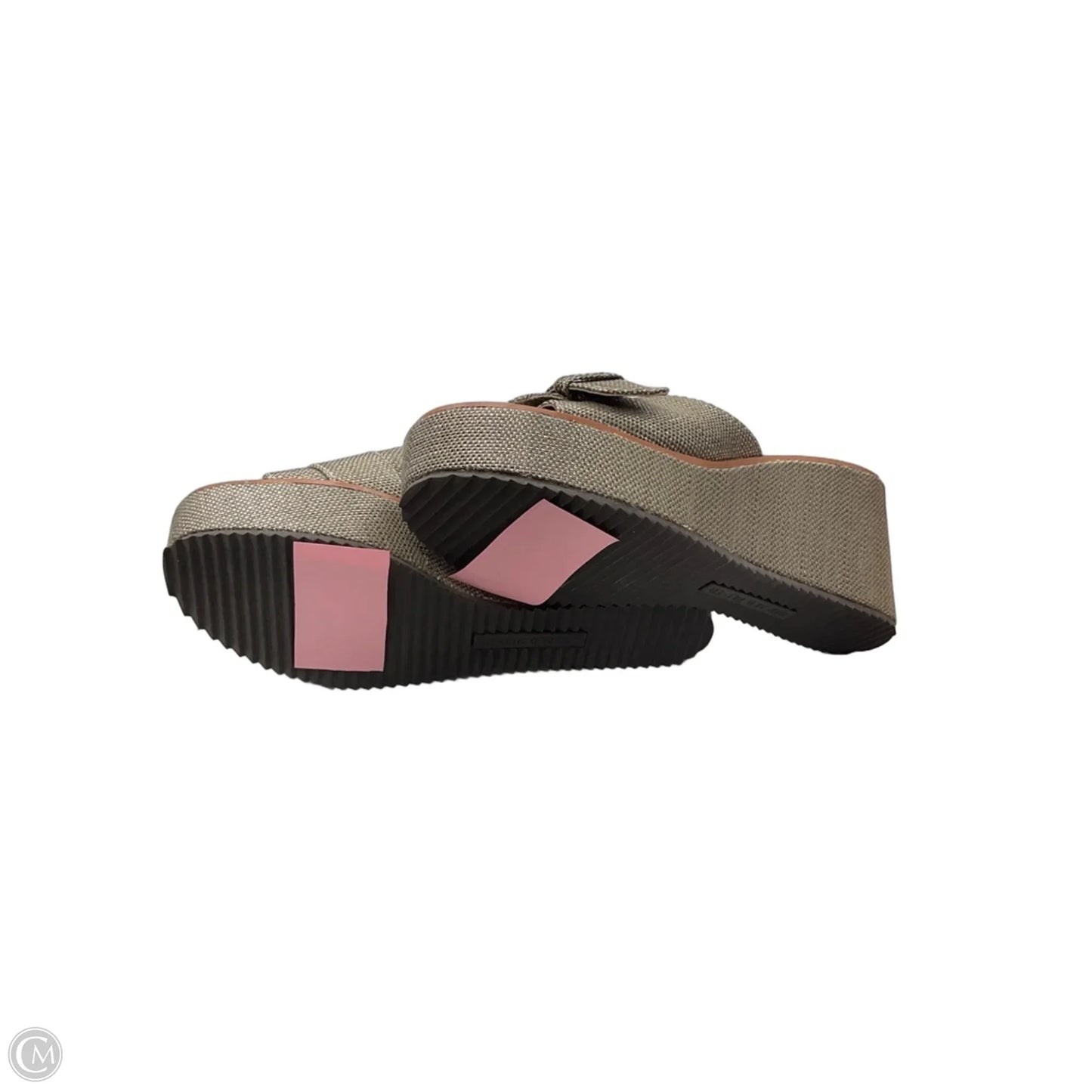 Sandals Heels Platform By Donald Pliner In Brown, Size: 8.5