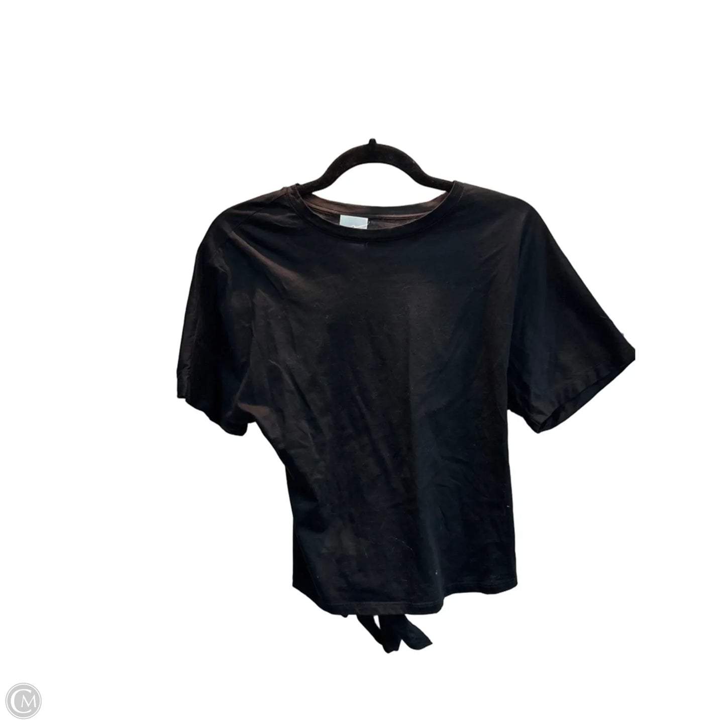 Top Short Sleeve By A New Day In Black, Size: S