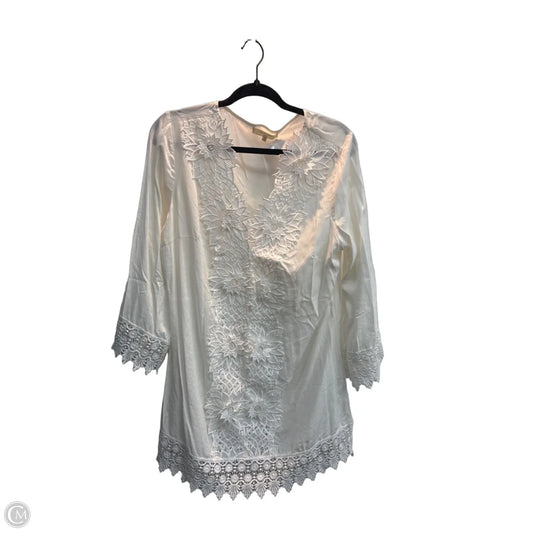 Swimwear Cover-up By Solitaire In White, Size: M
