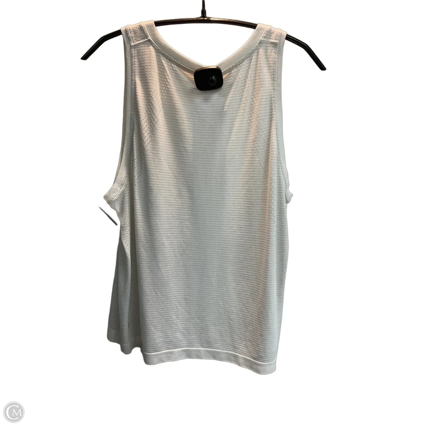 Athletic Tank Top By Lululemon In White, Size: M