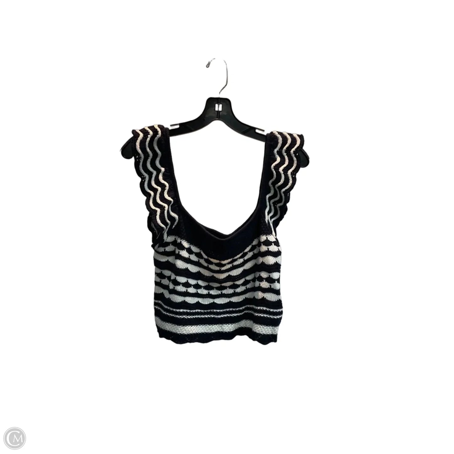 Top Sleeveless By Banana Republic In Navy, Size: S