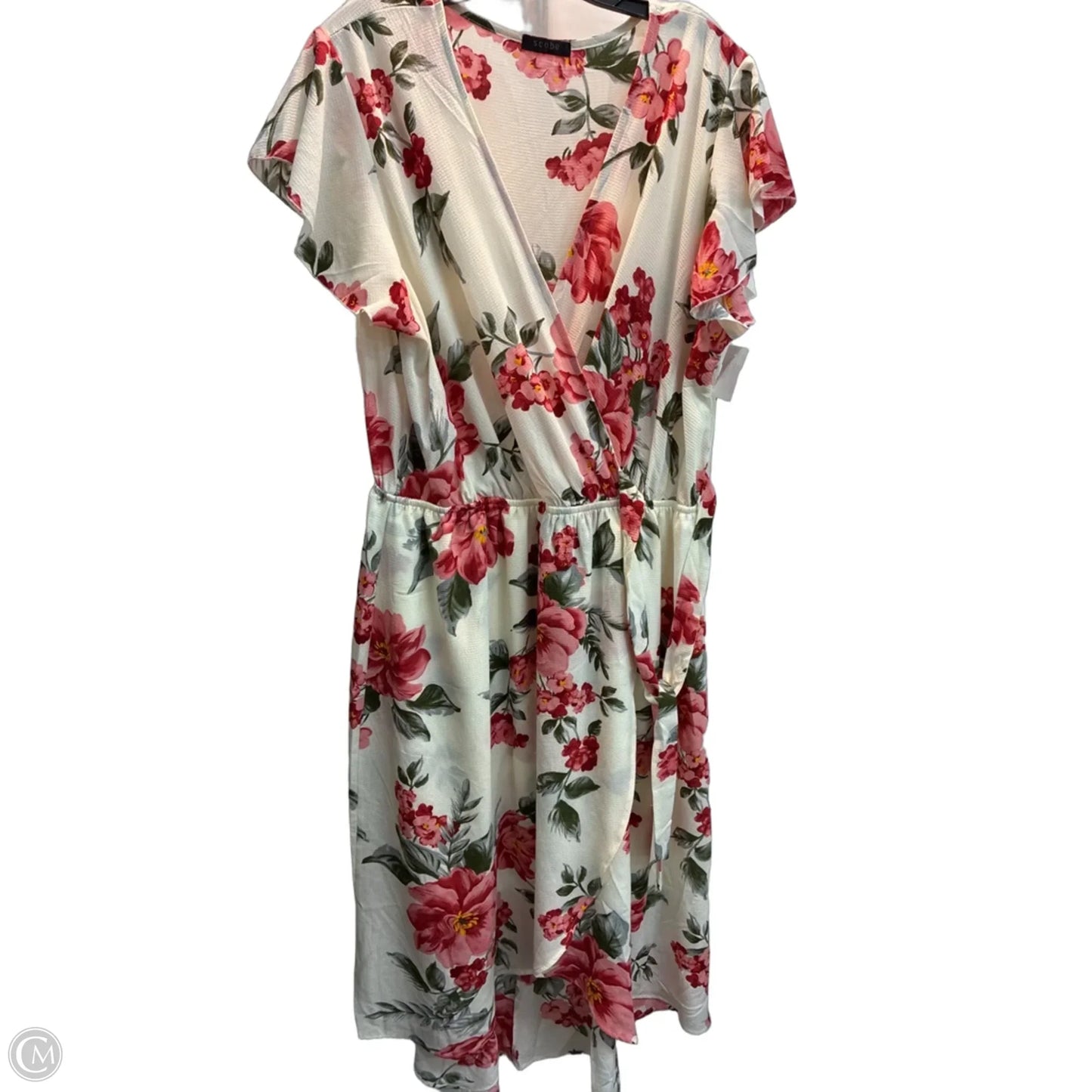 Dress Party Long By Clothes Mentor In Floral Print, Size: 3x