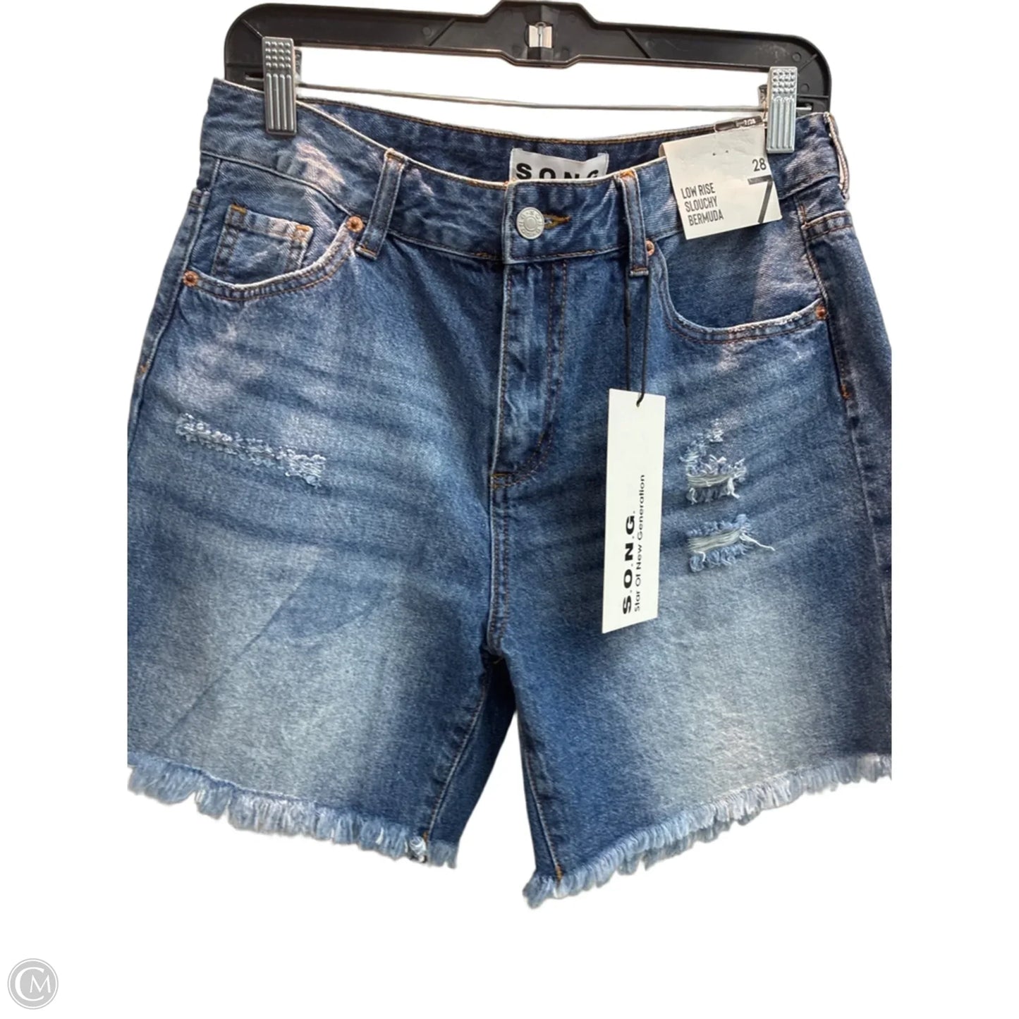 Shorts By Clothes Mentor In Blue Denim, Size: 6