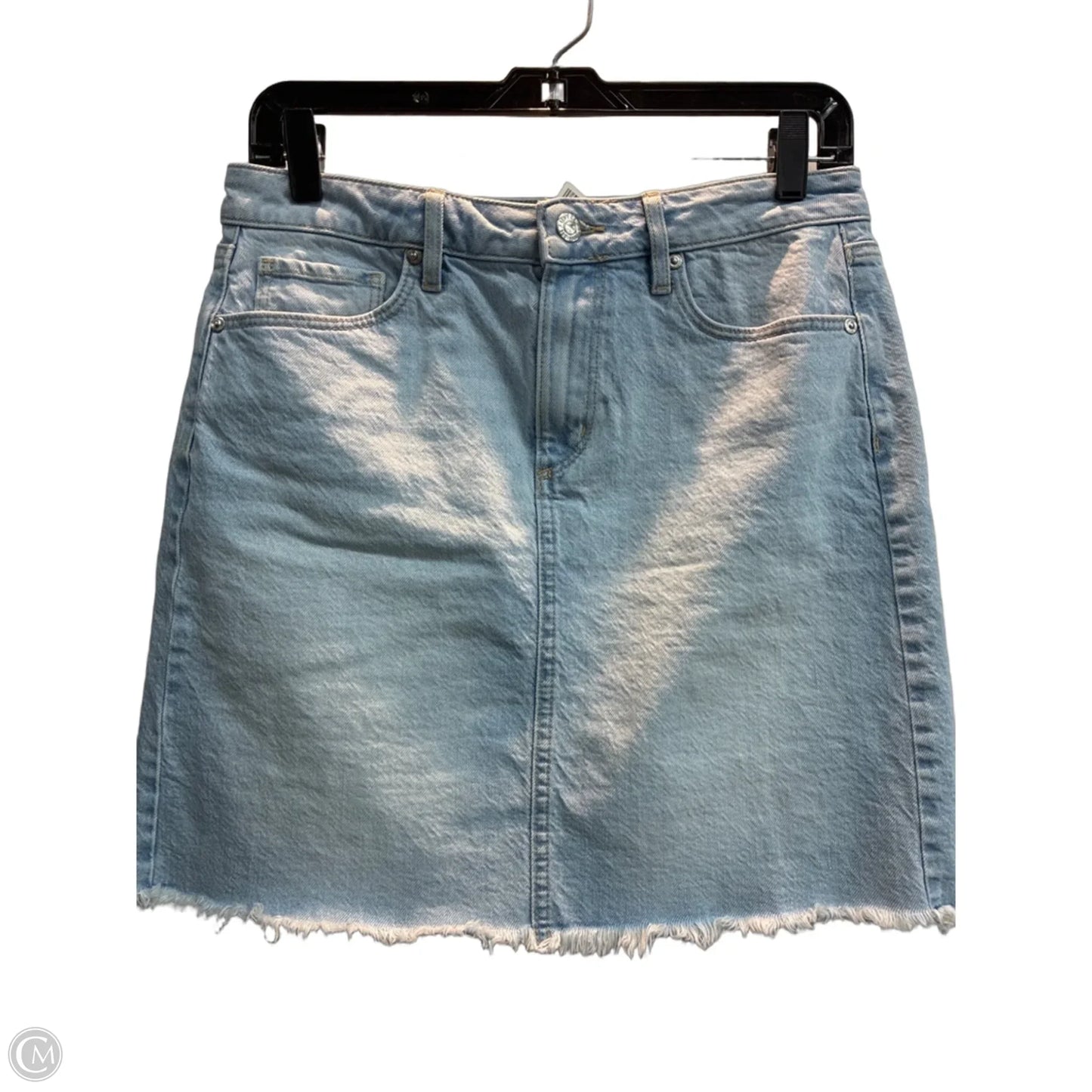Skirt Mini & Short By Loft In Blue Denim, Size: 2