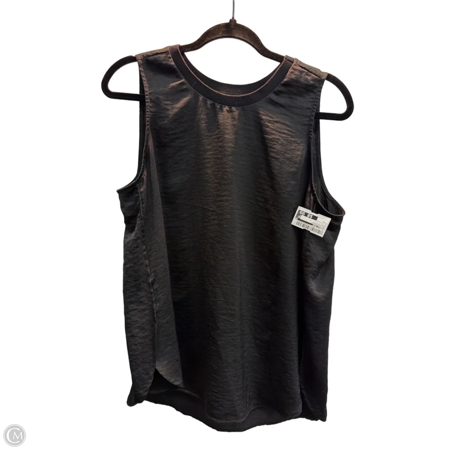 Top Sleeveless By Simply Vera In Black, Size: M