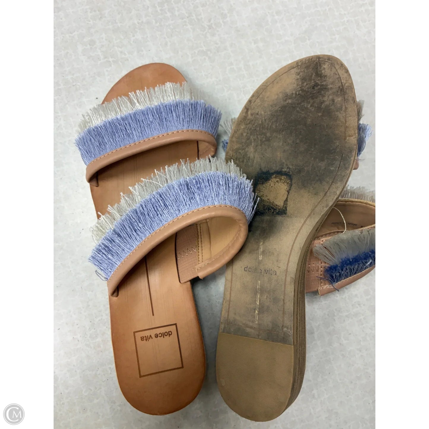 Sandals Flats By Dolce Vita In Blue, Size: 8
