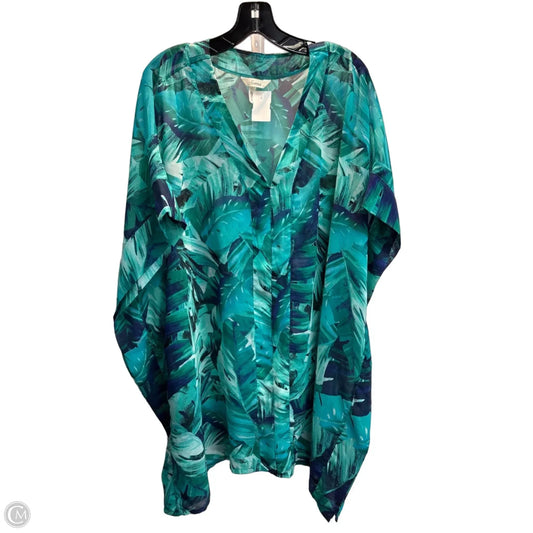 Swimwear Cover-up By Soma In Tropical Print, Size: M