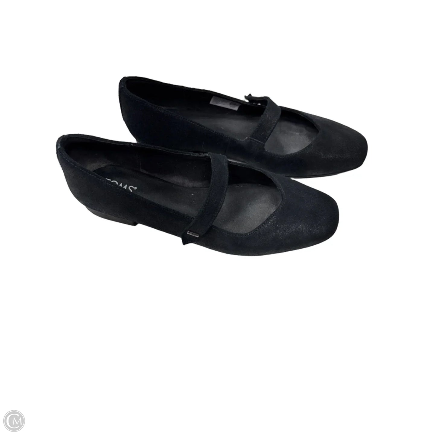 Shoes Flats By Toms In Black, Size: 9