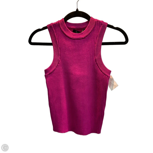 Top Sleeveless By Clothes Mentor In Pink, Size: M