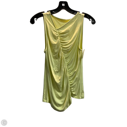 Tank Top By Anthropologie In Chartreuse, Size: Xs