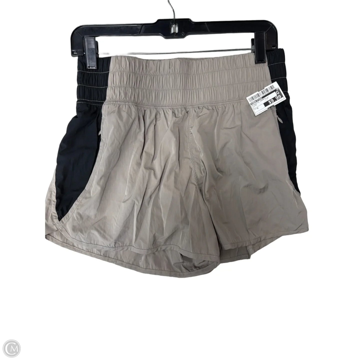 Athletic Shorts By Yogalicious In Taupe, Size: M