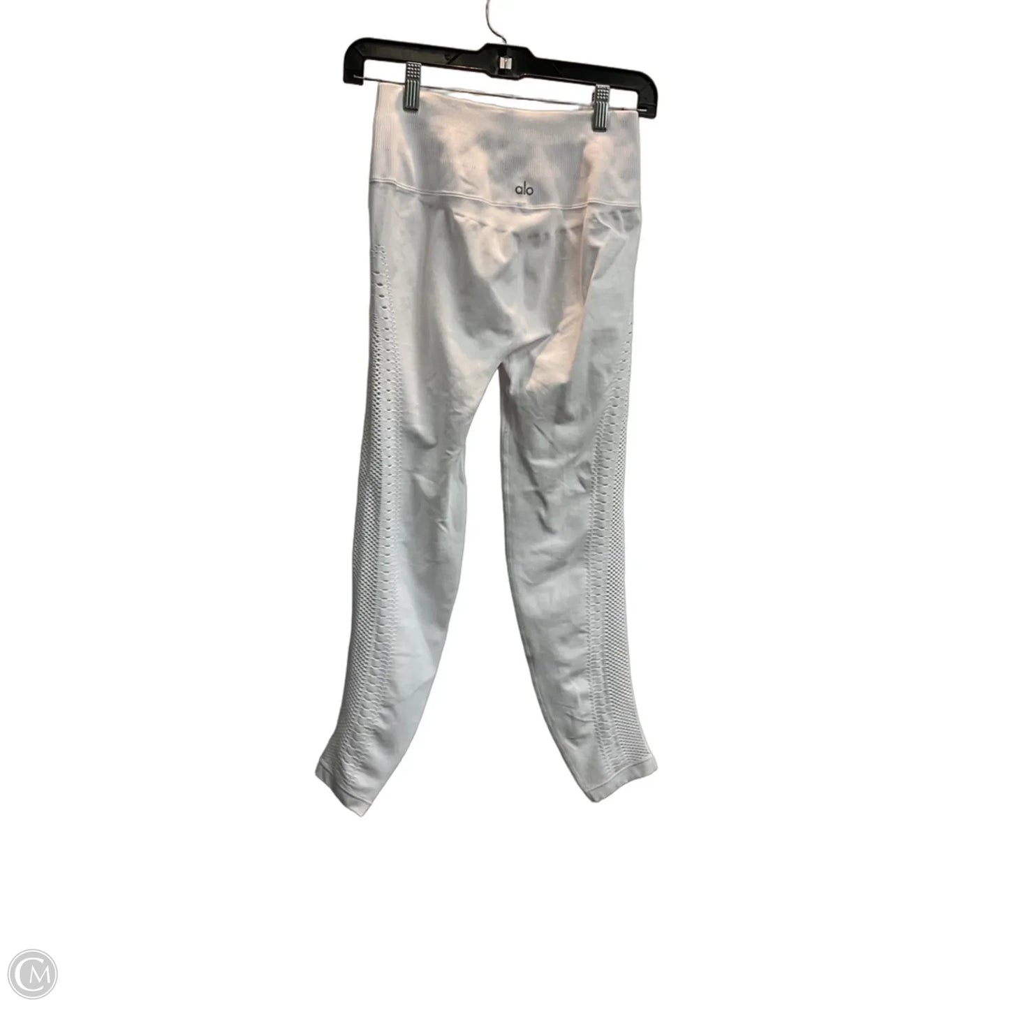 Athletic Leggings By Alo In White, Size: M