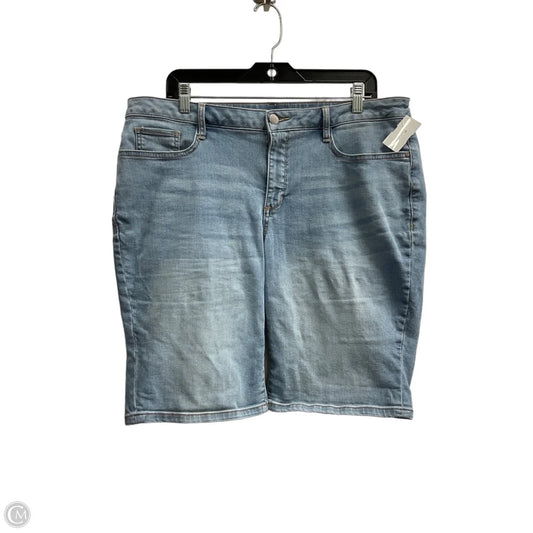 Shorts By Ana In Blue Denim, Size: 16