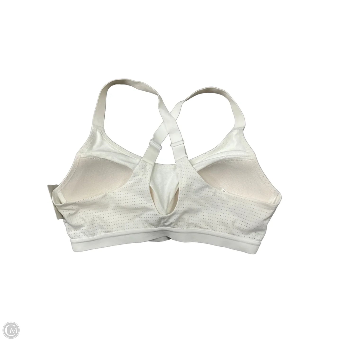 Athletic Bra By Victorias Secret In White, Size: L