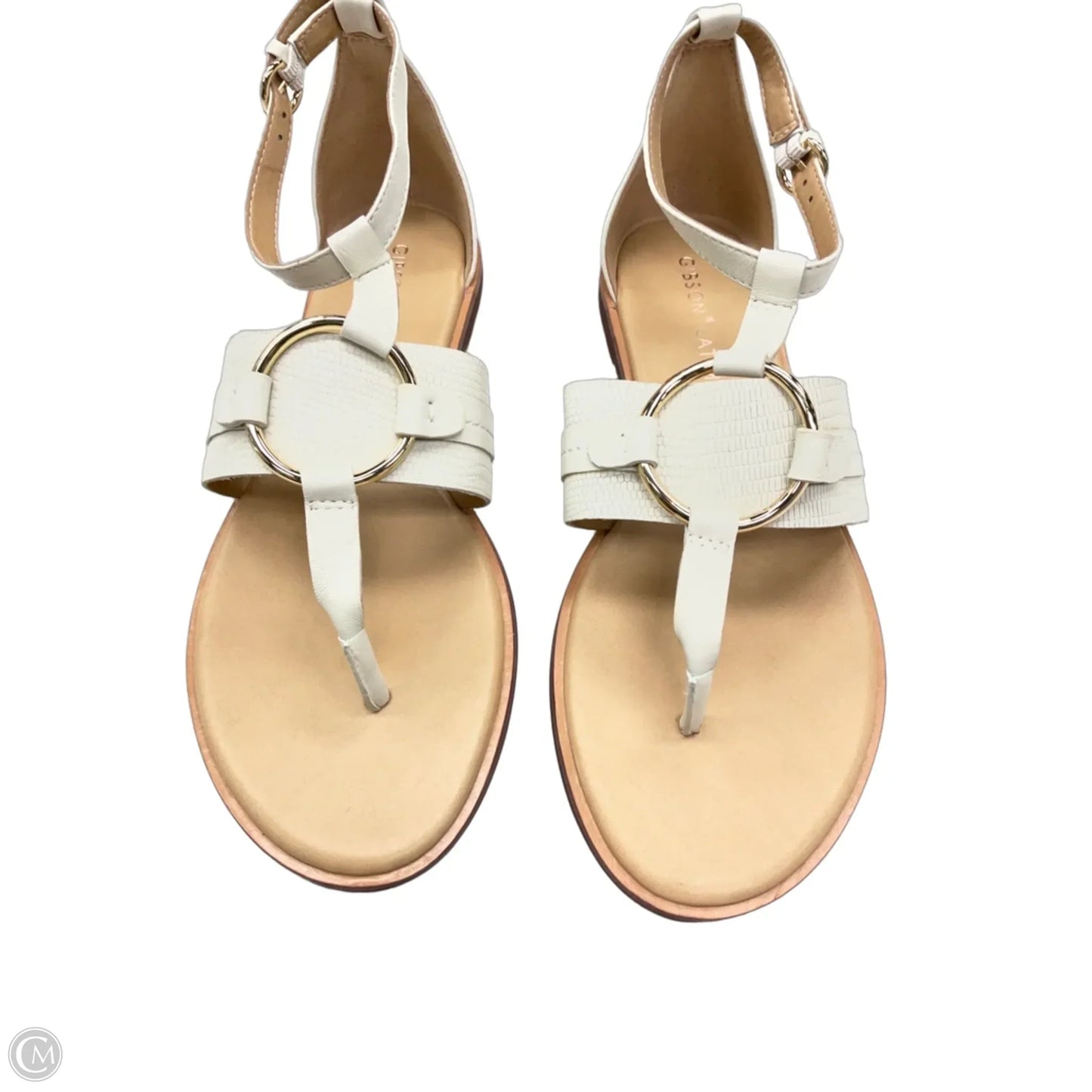 Sandals Flats By Gibson And Latimer In White, Size: 9.5
