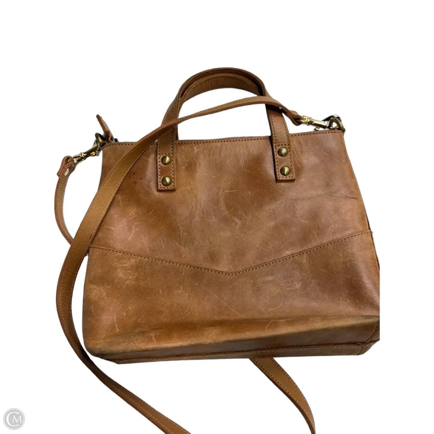 Crossbody Leather By Clothes Mentor, Size: Small