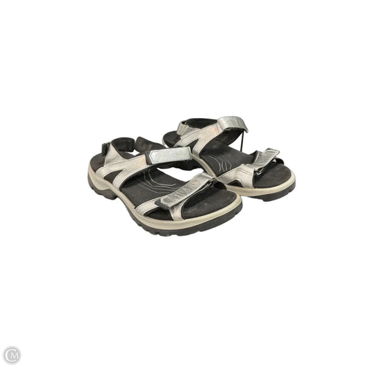 Sandals Sport By Ecco In Silver, Size: 8.5