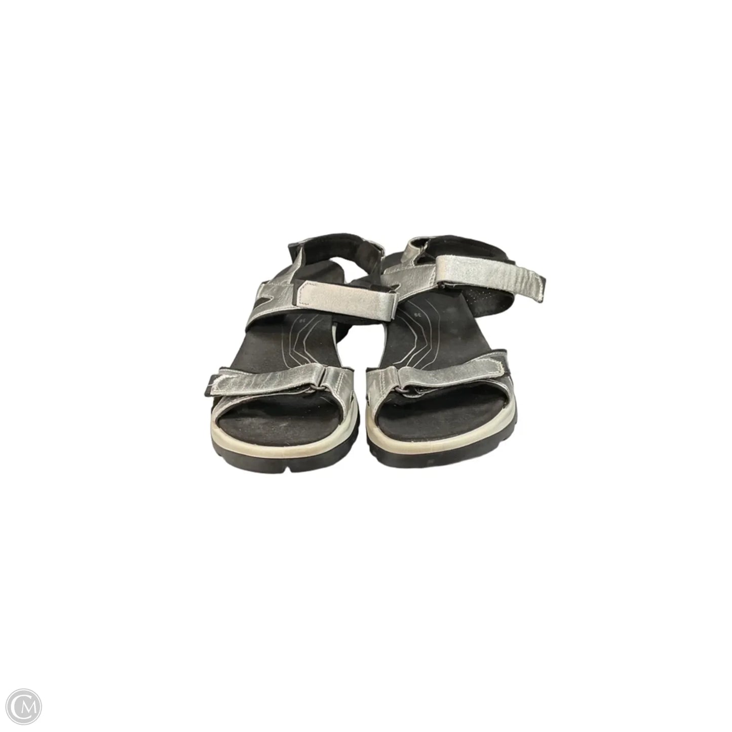 Sandals Sport By Ecco In Silver, Size: 8.5
