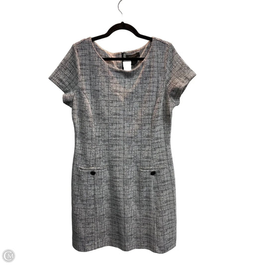 Dress Work By Tahari In Grey, Size: L